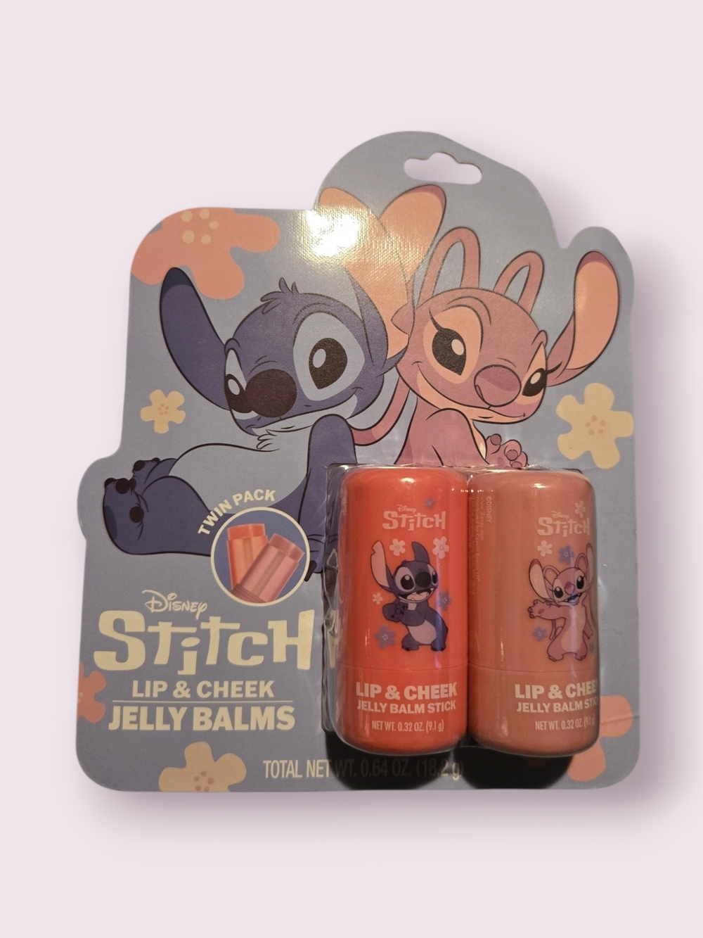 Disney Stitch Lip & Cheek Jelly Balms Duo -